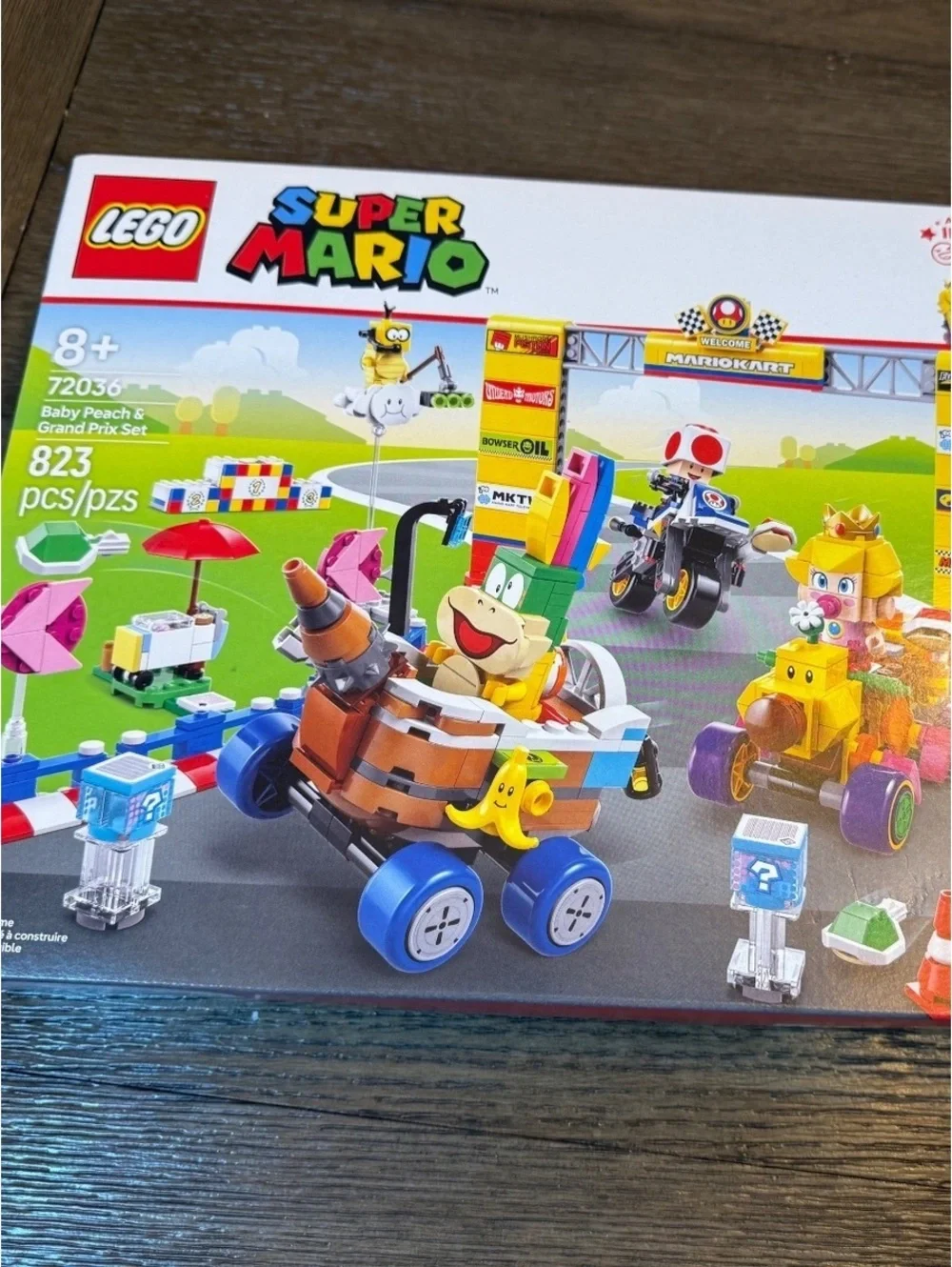 LEGO Super Mario Baby Peach & Grand Prix Set 72036 - 823 Pieces